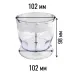 Чаша (стакан) 350 ml пластиковый к блендерам Braun AS00004190