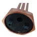 ТЭН для водонагревателя RDT 1500W, резьба D-42mm + терморегулятор 000033