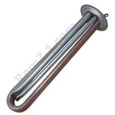 182512 - Двухрежимный ТЭН RF 2000W (1000+1000W) медь, фланец 64 мм, под анод M6, контакты под болты для водонагревателей Electrolux 182512