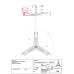 Крестовина барабана для стиральных машин Bosch, Siemens 09EB746