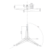 Крестовина барабана для Samsung DC97-01819BS Крестовина барабана для Samsung DC97-01819BS